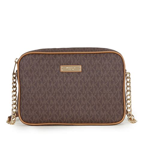 michael kors 32s7gjsc7b|Jet Set Large Logo Crossbody Bag .